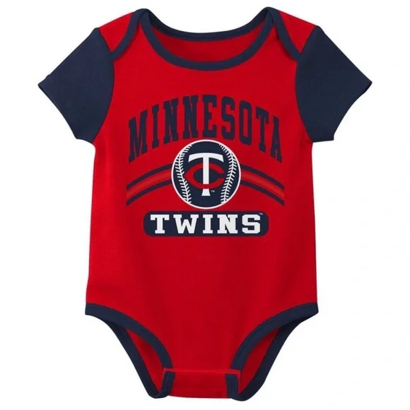 MLB Minnesota Twins Infant Boys' 3pk
Minnesota Twins Baby Bodysuit Set - Picture 3 of 4